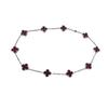 10-Blumen-Halskette für Damen Kleeblatt-Halskette Leichter Luxus Mode Vielseitig und Elegant Perfektes Geschenk für Freundin Choker-Halskette