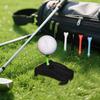 4 Pcs Turf Base Hinged Artificial Turf Tee for Golf Simulator Practice Includes 5 Pre-Cut Tee Variety Packs