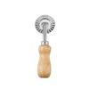 Biscuits Wheel Cutter, Pasta Cutter Wheel, Ravioli Pizza Cutter Wheels With Long Wooden Handle Dumpling Lace Making Noodle Dough Ruffled Edge