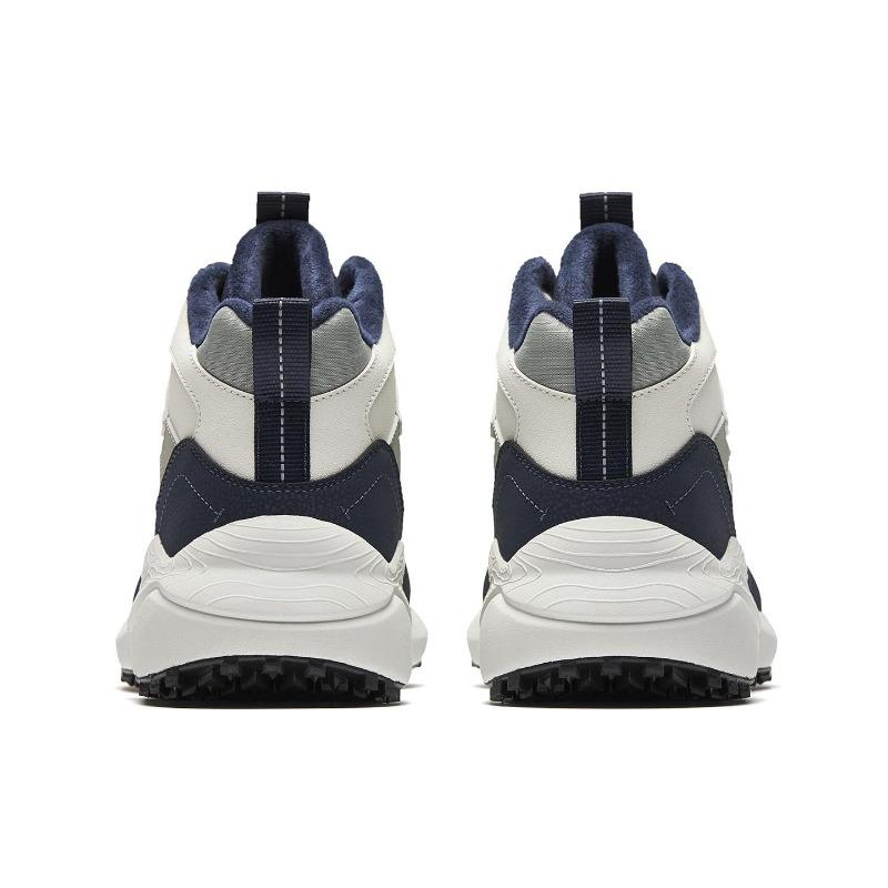 Anta Tazhou Synthetic Leather Fabric Cushioning Non-Slip Fashion Mid-Top Casual Shoes Men Casual Shoes 912548922-3