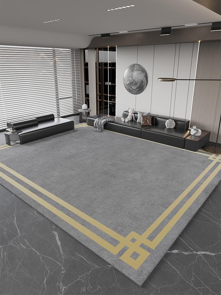 Light Luxury Study Rug Large Area Nordic Style Carpets for Living Room Minimalist Bedroom Decor Bedside Carpet Home Washable Mat