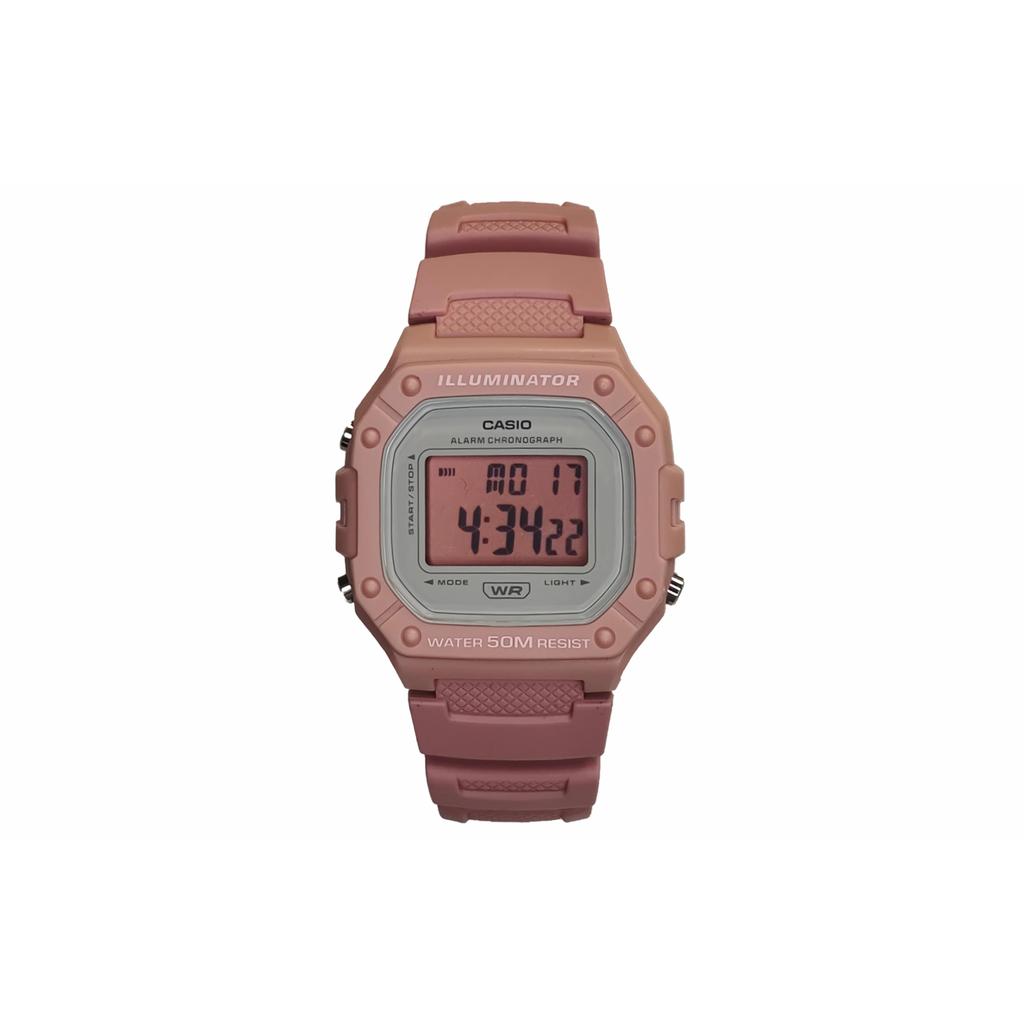 CASIO Unisex YOUTH Pink Watch W-218HC-4AV(Watch3--)