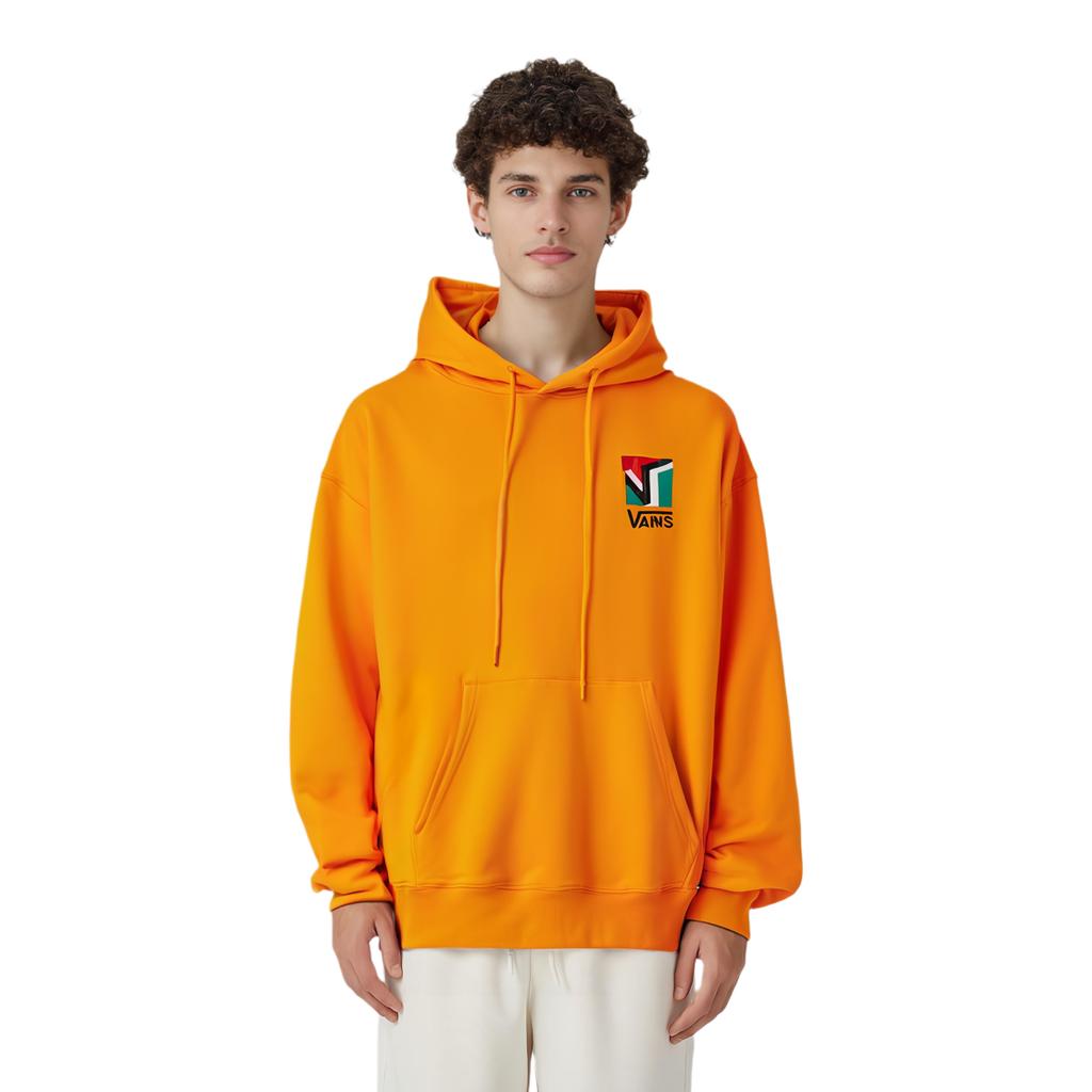 Vans Printed Sports Hoodie Men hoodies Yellow VN0A54JAZ6F