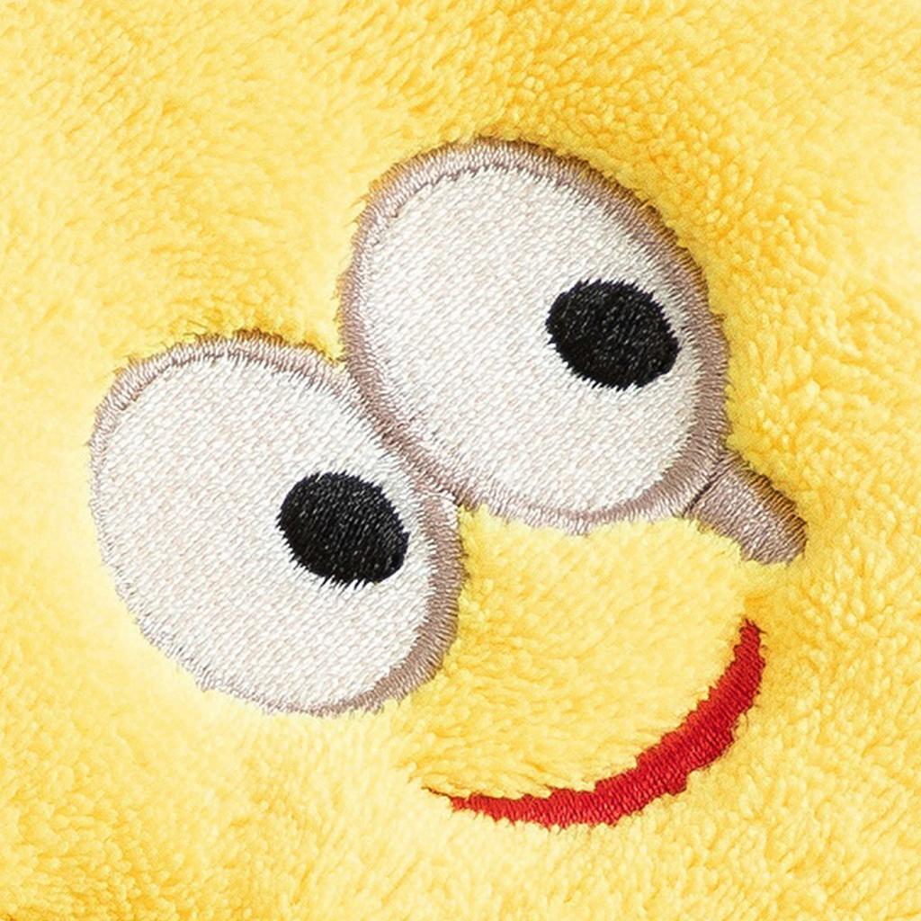 Absorbent Corals Fleece Hand Towel for Children Double Layers Hanging Bathroom Towel Lovely Shape Easy Install