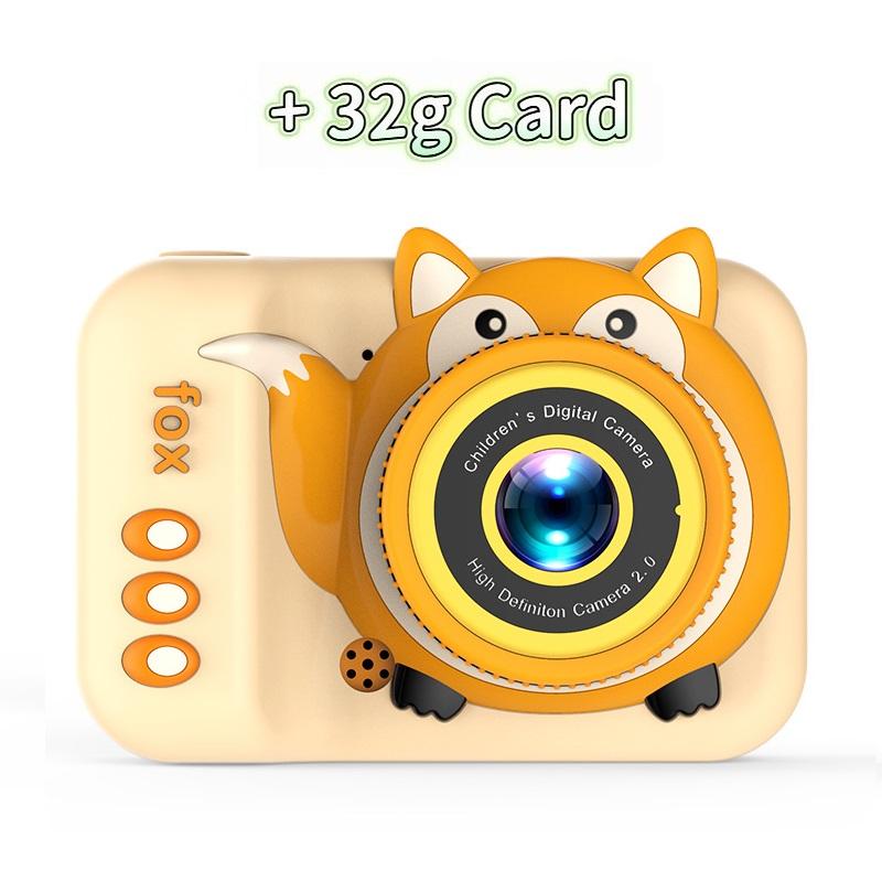 New Instant Children's Print Camera StrapLittle SLR Children's Camera Cartoon HD Dual Camera Digital Camera