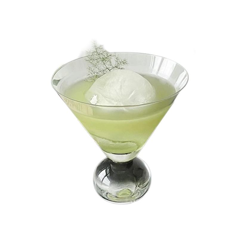 Japanese Style Martini Glass Cup Short Foot Beaded Cocktail Glasses Cups Thin Champagne Glass Transparent Wine Glasses Cup