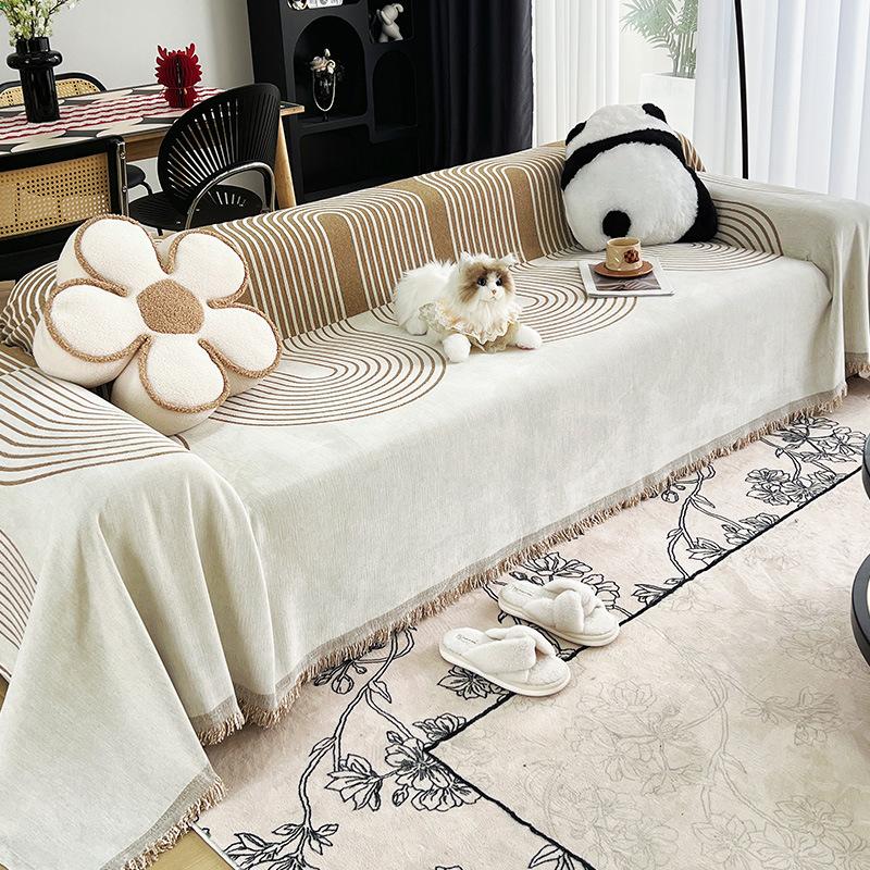High-end Chenille Sofa Towel New Cushion Cover Blanket Full All-inclusive Universal Cover