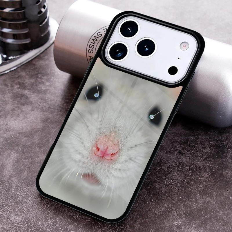 Cute Adorable Hamster Phone Case For iPhone 17 16 15 14 13 12 11 Pro Max Plus 17Air Soft Silicone Cover