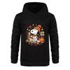 Halloween Snoopy Girls' Short Hoodies Tops