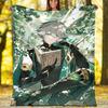 1pc Genshin Impact Alhaitham2 Theme Blanket - Digital Print, Polyester, Cozy for All Seasons, Perfect for Outdoor, Camping, and Travel