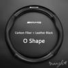 HXA1  Leather Car Steering Wheel Cover For Mercedes W204 Grille Benz C C204 S204 2007-2014 C180 C200 C250 C300 C350 AMG Accessories