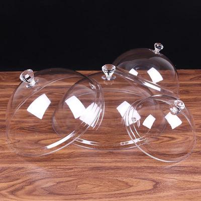 Coperchio Trasparente in Acrilico per Cibo e Verdura - Coperchio Rotondo in Plastica per la Freschezza