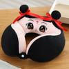 Anime Dolls Nezha Dolls Nap Pillow Ao Bing Neck Pillow Office Lunch Break Cushion Birthday Gift