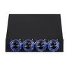 4 Channel Temperature Controller Independent Turn Knob PC Fan Controller  Heat Sink Cooling