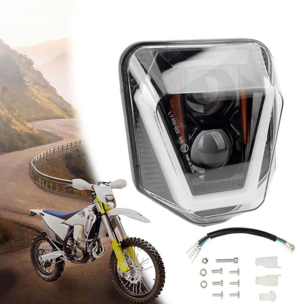 2024 For Husqvarna Motorcycle LED Headlight E24 FE 250 350 450 TE 150I Motorcycle Accessories Daytime Running Light Enduro