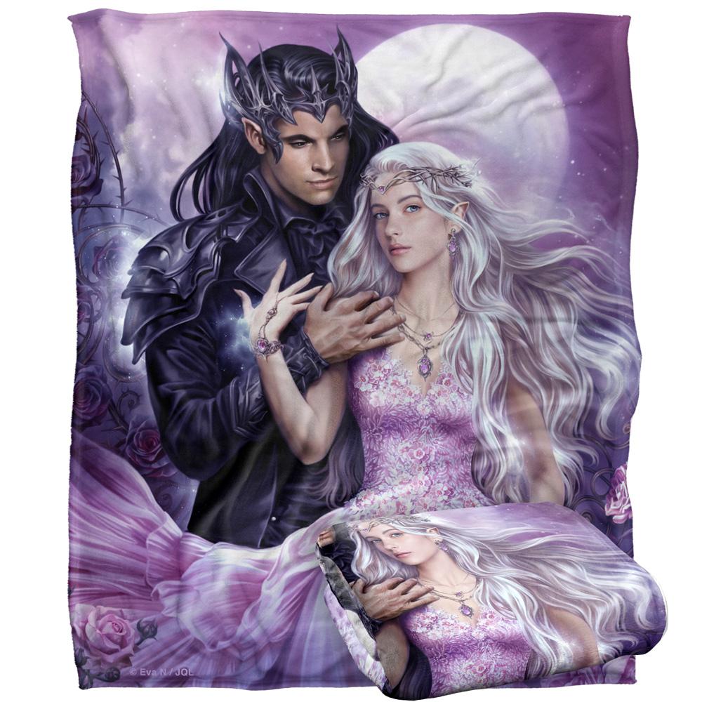 JQ Licensing The Enchanted Ones Elves Silky Supersoft Blanket