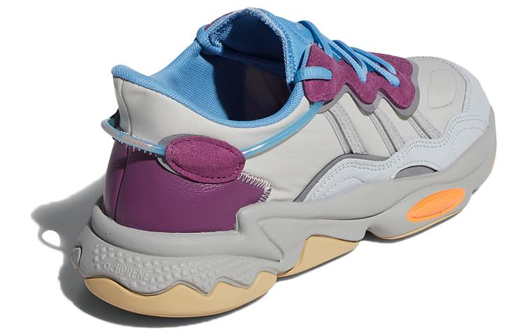 Women's Sneakers Adidas Originals Ozweego 'Gray Purple Blue' Women's