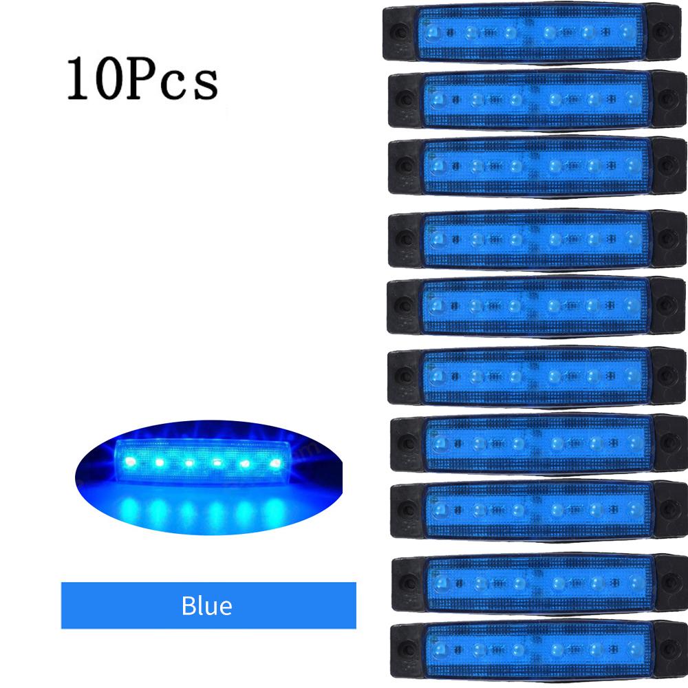 12V/24V 10/30 Pièces LED Camion Remorque Camion Indicateur Marqueur Latéral Étanche Lumière Avec E-Marke Lampe Stroboscopique