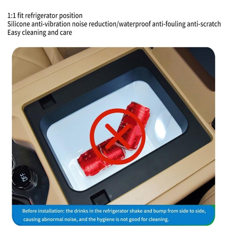 Universal Against Slip Silicone Cup Holders Pad Beverage Grids Organizers Automotive Interior Accessory for BYD Super