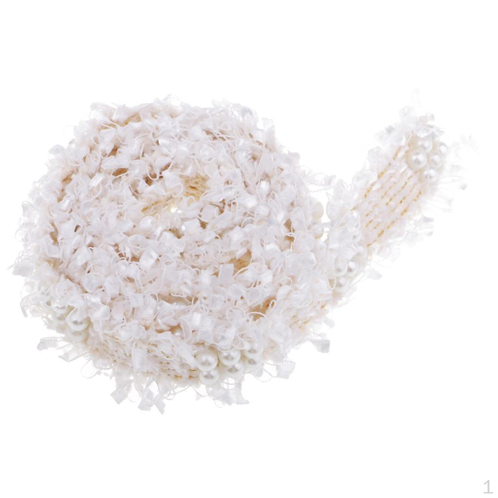 

Винтажная кружевная лента с бордюром, белая