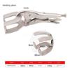 Lock Vise Mini Manual 45  Steel Hand Tools Repair Tools Heavy Welding Adjustable Grip Clamp Anti-skid Locking Pliers