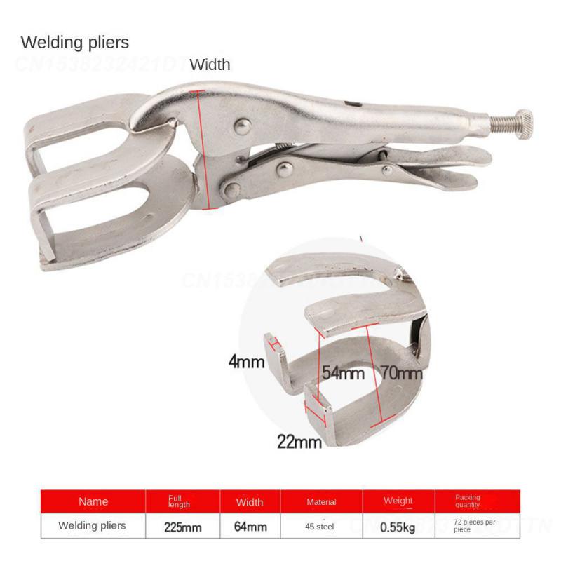 Lock Vise Mini Manual 45 Steel Hand Tools Repair Tools Heavy Welding Adjustable Grip Clamp Anti-skid Locking Pliers