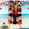 AS Roma Print Beach Towel, Large Soft Quick Dry Towel for Beach Camping Swimming