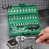Ratchet Wrench Kit Professional Socket Set, Cr-V Steel Alloy Ratchet/Hex Multi-Bit Tool Set with Portable Storage Case for Home Maintenance