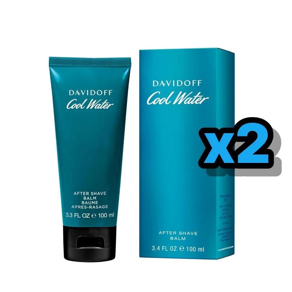 DAVIDOFF Cool Water Men After Shave Balm 100ml 2pcs DAVIDOFF