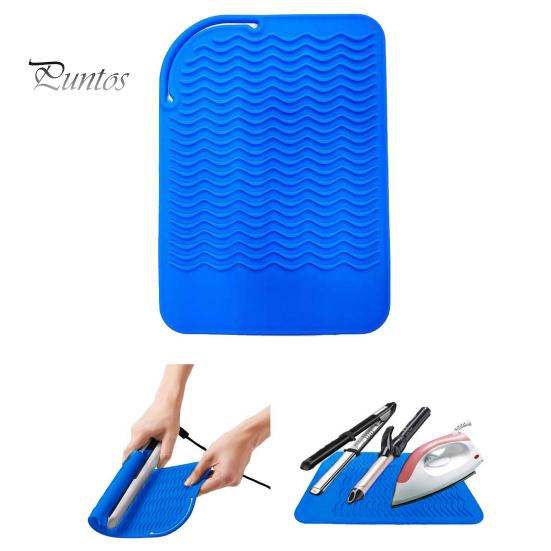 Styling-Werkzeug, hitzebeständige Matte, aufrollbar, faltbar, rutschfest, flach/Lockenstab, Haarglätter, Haar-Werkzeuge, Silikon-Pad, Schutzkissen