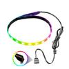 5V 3PIN ARGB/4 PIN RGB LED Soft Bar for PC Case Computer Chassis RGB LED Light Strip 40cm Magnetic Multicolor  1pc