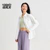 Benlai Women's Commuter Casual Lapel Long Sleeve Shirt