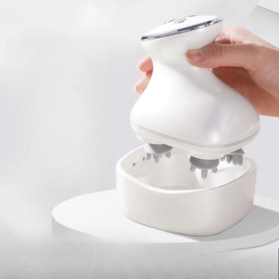 Elektrischer Kopfmassagegerät Heim-Gesundheitsmassagegerät Trocken- und Nasskneten Vibrierendes Kopfhautmassagegerät