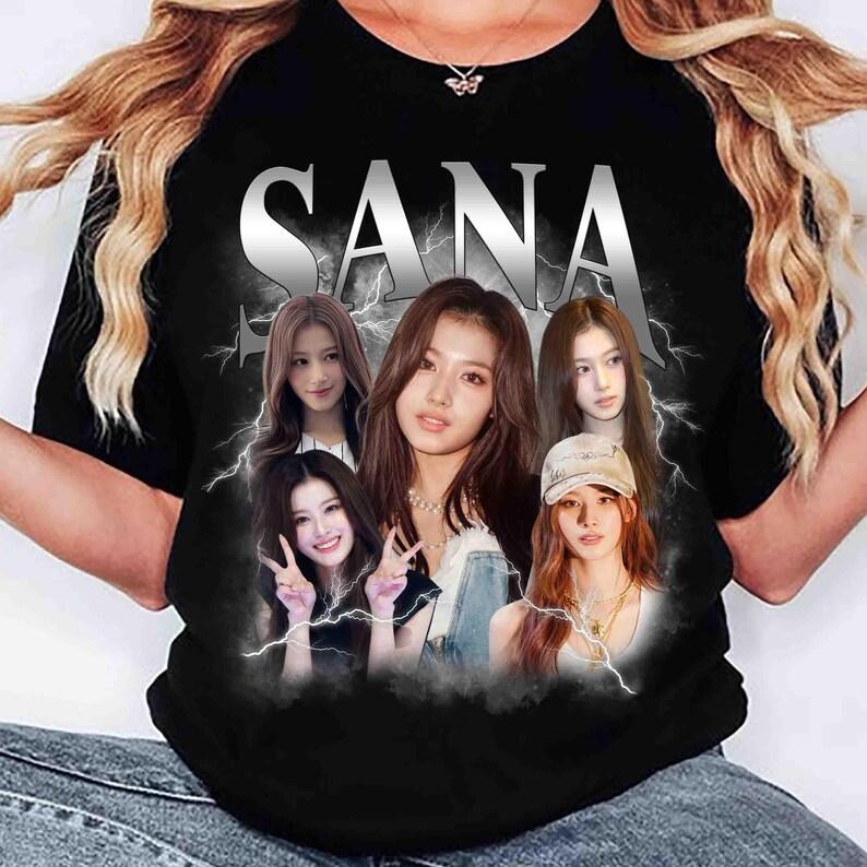 Винтажная футболка Twice This Is Tour, Футболка с Саной из Twice Kpop, Футболка Twice This Is Tour World Tour 2026, Четыре футболки Twice, Подарок для Once 4XL