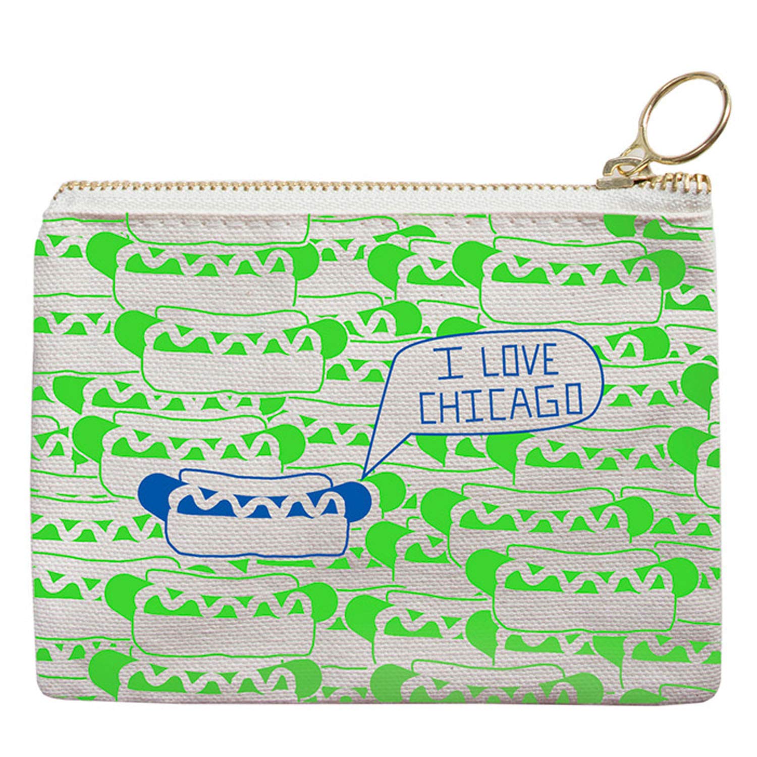 Maptote Чикаго Кошелек для мелочи Зелено-синий Кошелек для мелочи Чикаго