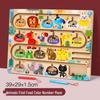 Kids Wooden Magnetic Maze: Pencil Control, Logical Thinking & Concentration Toy for Ages 3-6