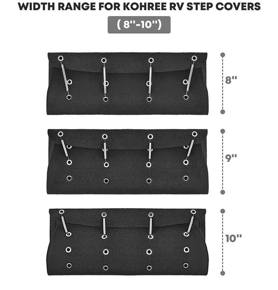 RV Pedal Carpet 3Pcs Smoke Grey FS-2231