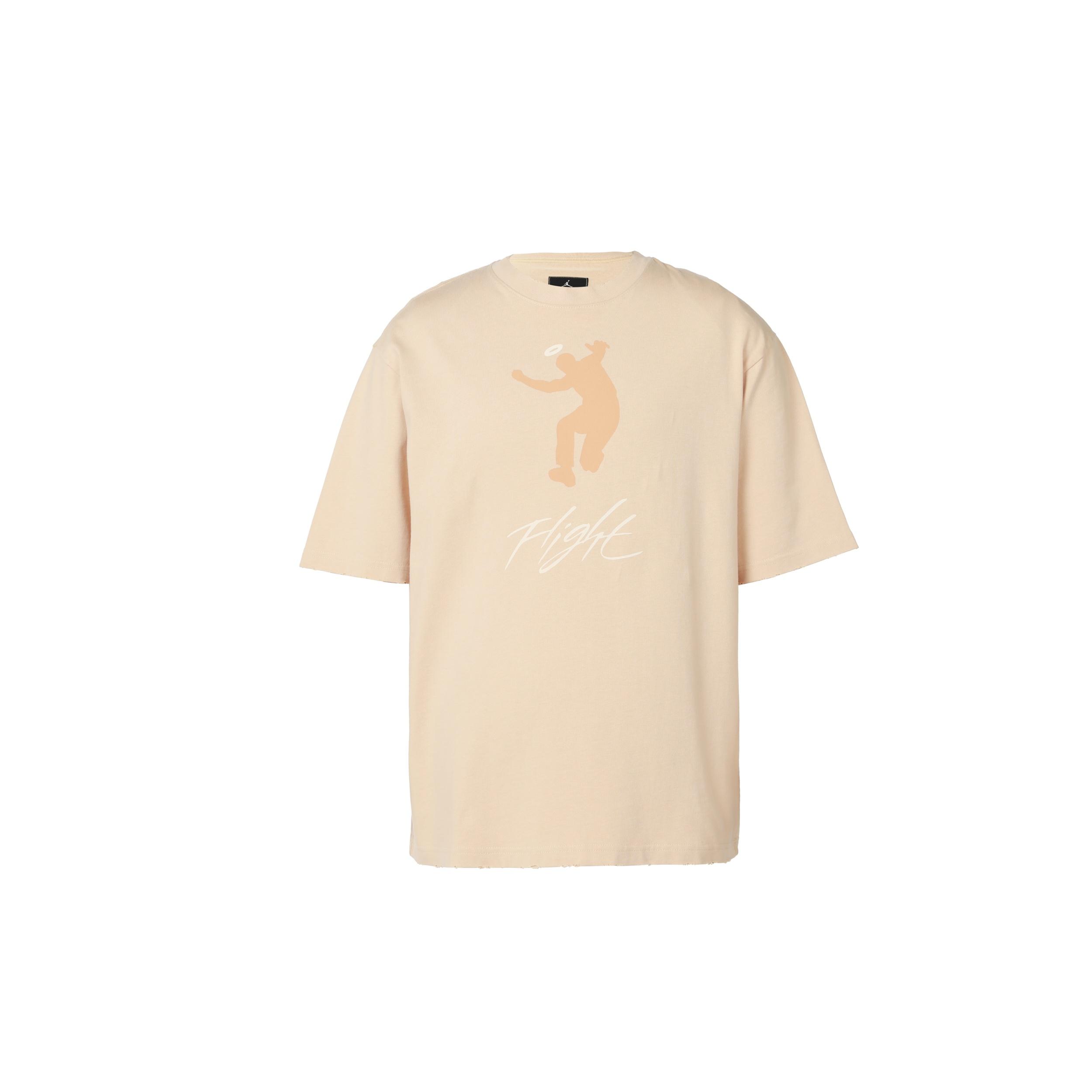 Air Jordan x Union Crossover Round Neck Tee Khaki Men s DM2840-268 XS
