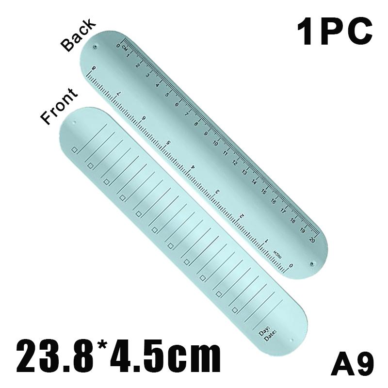 Silicone Wristband Wristband Notebook Reusable Erasable To-Do List Bracelet Curve Ruler Multi-Functional