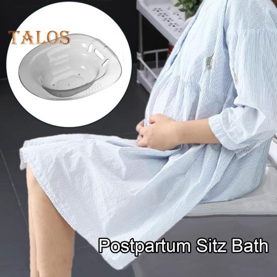 Hemorrhoids Sitz Bath Large-Capacity Wide Seating Area Anti-Overflow Toilet Wide Seat Universal Fit Sitz Bath
