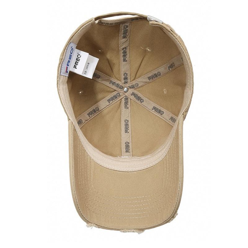 Baseball Cap Women's New Men's Ripped Hat Sun Hat Cap