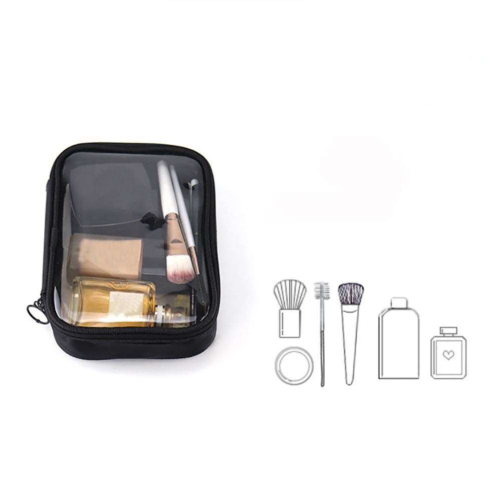 Pouch Travel Makeup Organizer Toiletry Bag Makeup Case Storage Bag Mesh Cosmetic Bag Bath Storage
