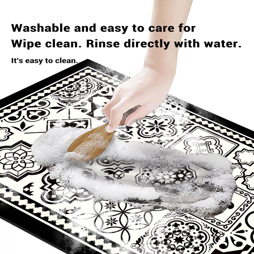 Diotomite Bathroom Bath Mat Super Absorbent Foot Mats Non-Slip Quick Dry Shower Carpet Toilet Rug Doormat Washable