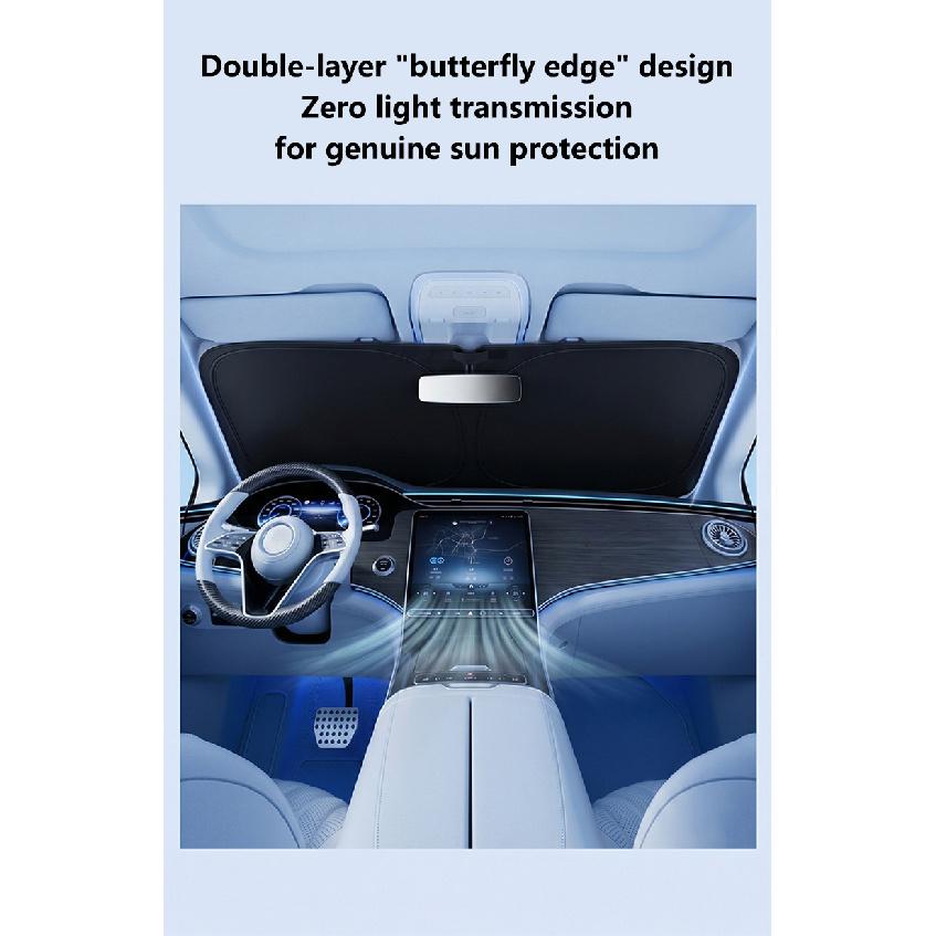 Car Front Window Windshield Sun Shade Cover Summer Sunscreen UV Protector Parasol Sunshade Auto Interior AccessoriesWindshield Sunshades 1