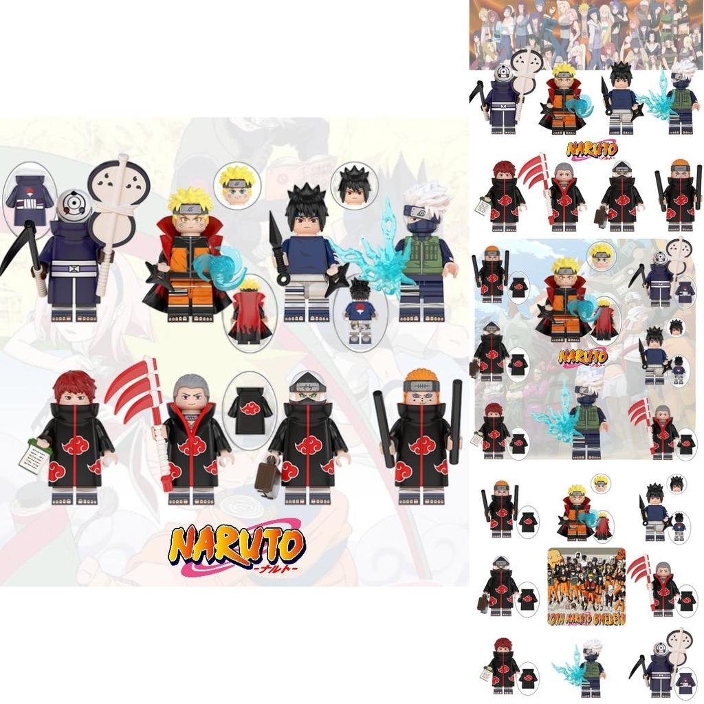 Wm6105 Naruto Series Uchiha Itachi Mini Figure Model Assembly Building Toy
