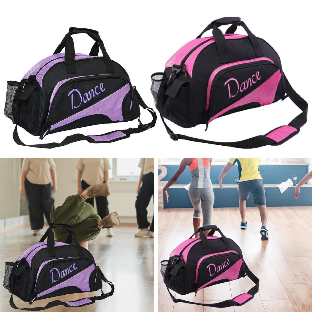 Canvas Dance Bag, Handle Stylish Multifunctional Bag for Camping, Dancing, Outdoor Exercise And