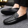 Fashion Soft Slip-on Low-Top Leather Shoes for Men Sale Fashion 2025 Cowhide Luxury Legitimate Size 45 Retro Designer Pu Man Casual Shoe