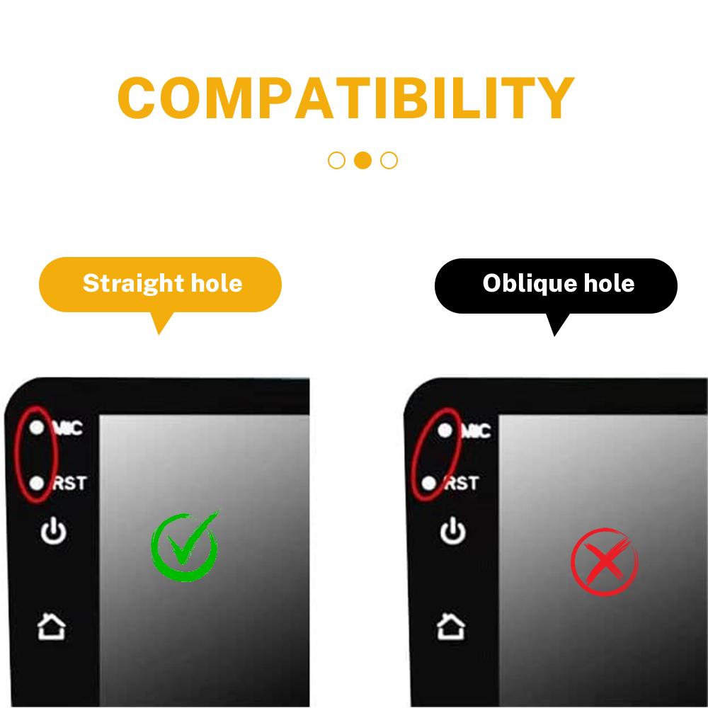 HD Tempered Glass Screen Protector for Universal 9-10.1 Inch Car Dashboard Display