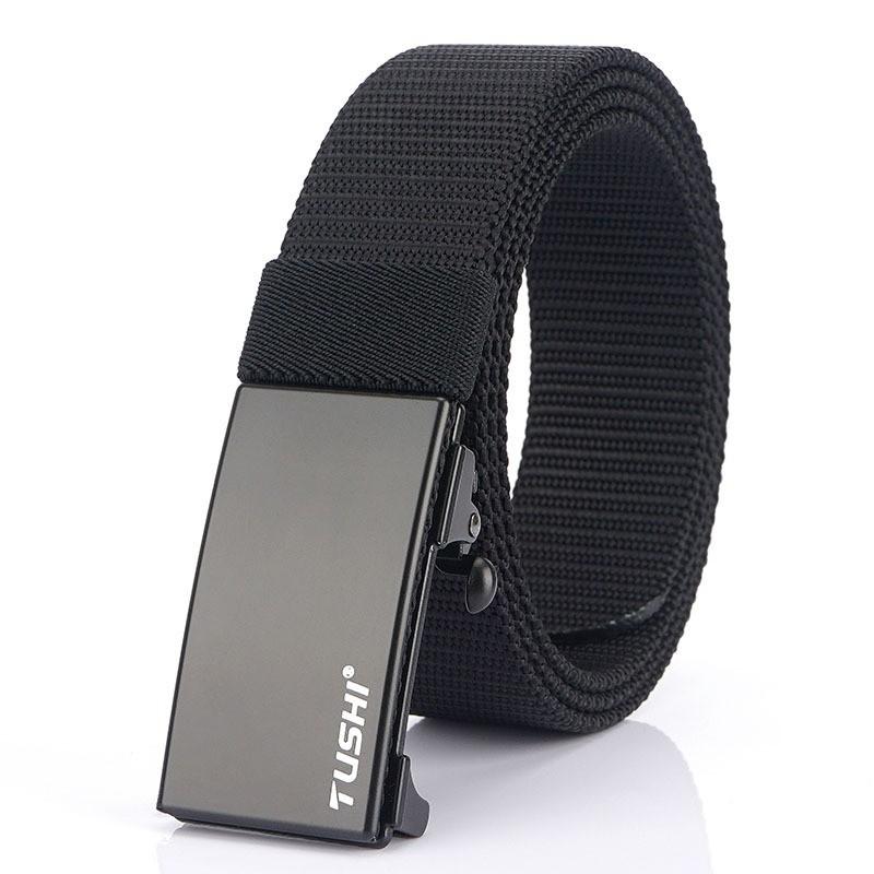 2020 3.5 Thick Nylon Belt All-match Casual Outdoor Pants Automatic Buckle