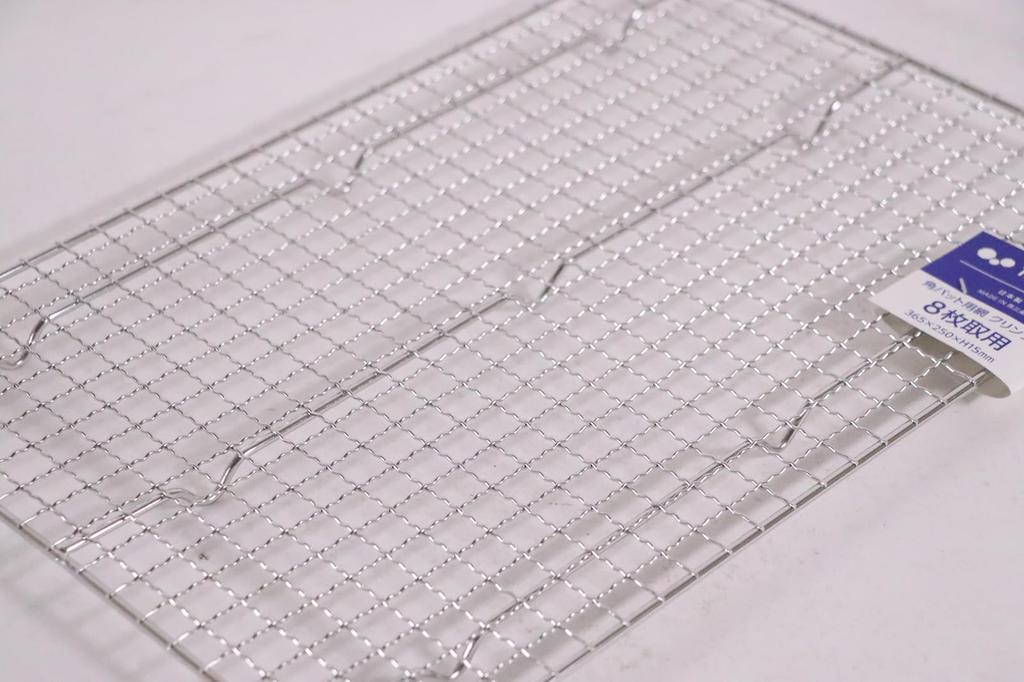 Drei Schnee Quadratischer Korb Gezackter Edelstahl Kommerziell Hergestellt in Drei Schnee Shinkoshi Produktnummer 30191 Sieb, Netz, 8 Beutel Kapazität, 18-8 Stahl,